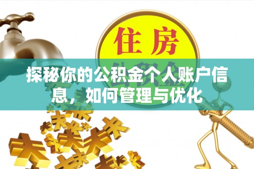 惠农探秘你的公积金个人账户信息，如何管理与优化
