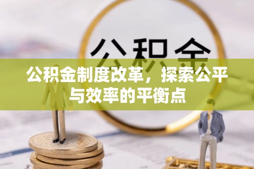 惠农公积金制度改革，探索公平与效率的平衡点