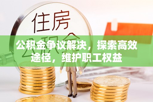 惠农公积金争议解决，探索高效途径，维护职工权益
