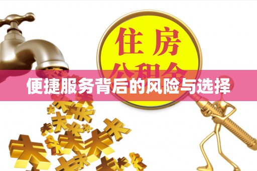 惠农便捷服务背后的风险与选择
